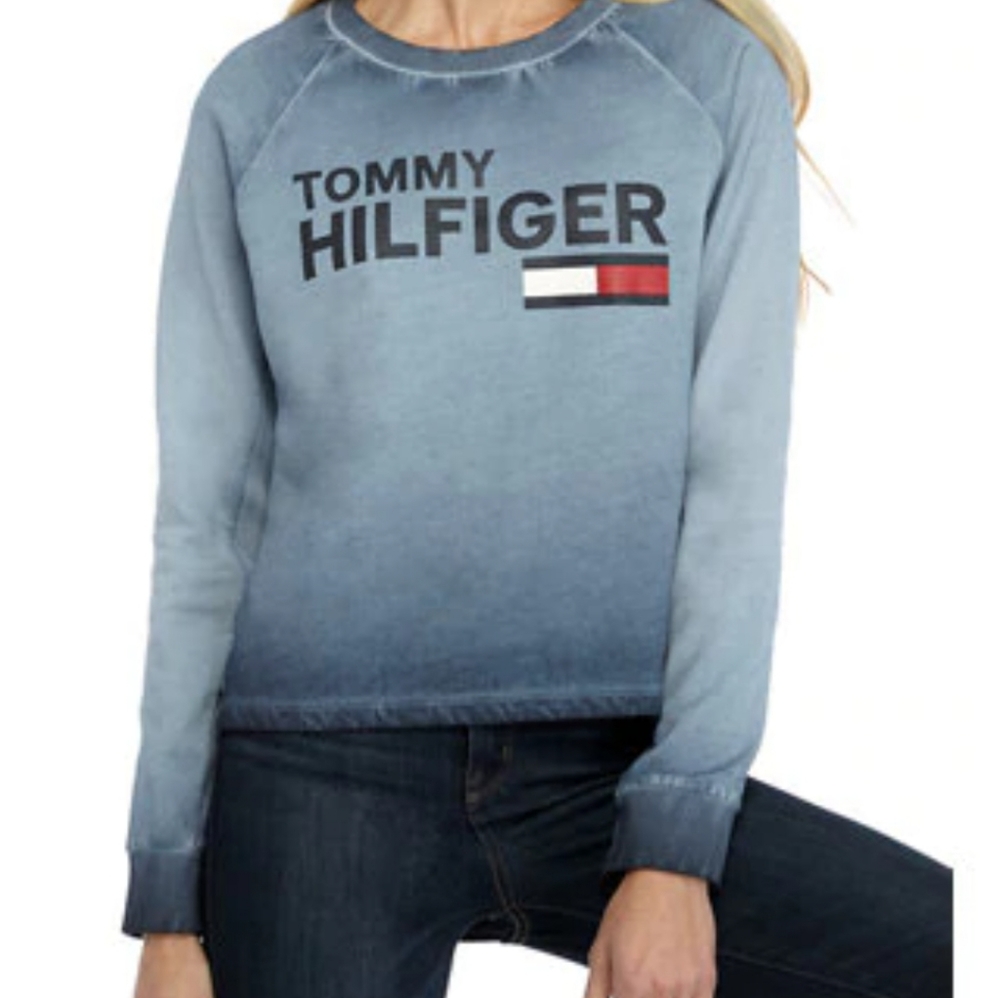 Tommy Hilfiger Crew Neck Sweatshirt Sz L - Picture 3 of 4
